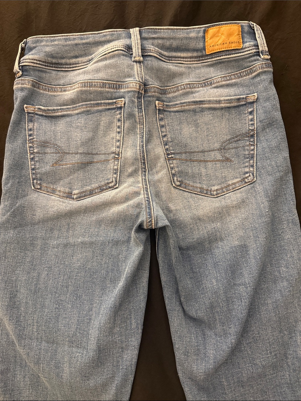 American Eagle Outfitters Women's Light Wash Straight Leg Jeans